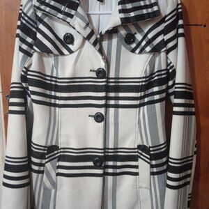Black & White A.Byer Dress Coat